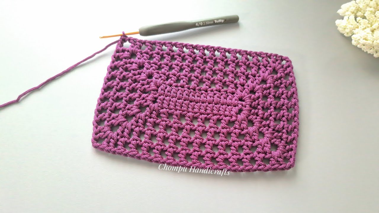 Perfect! Crochet Rectangular Bag Base | How to Crochet a Bag Base | Chompu Handicrafts