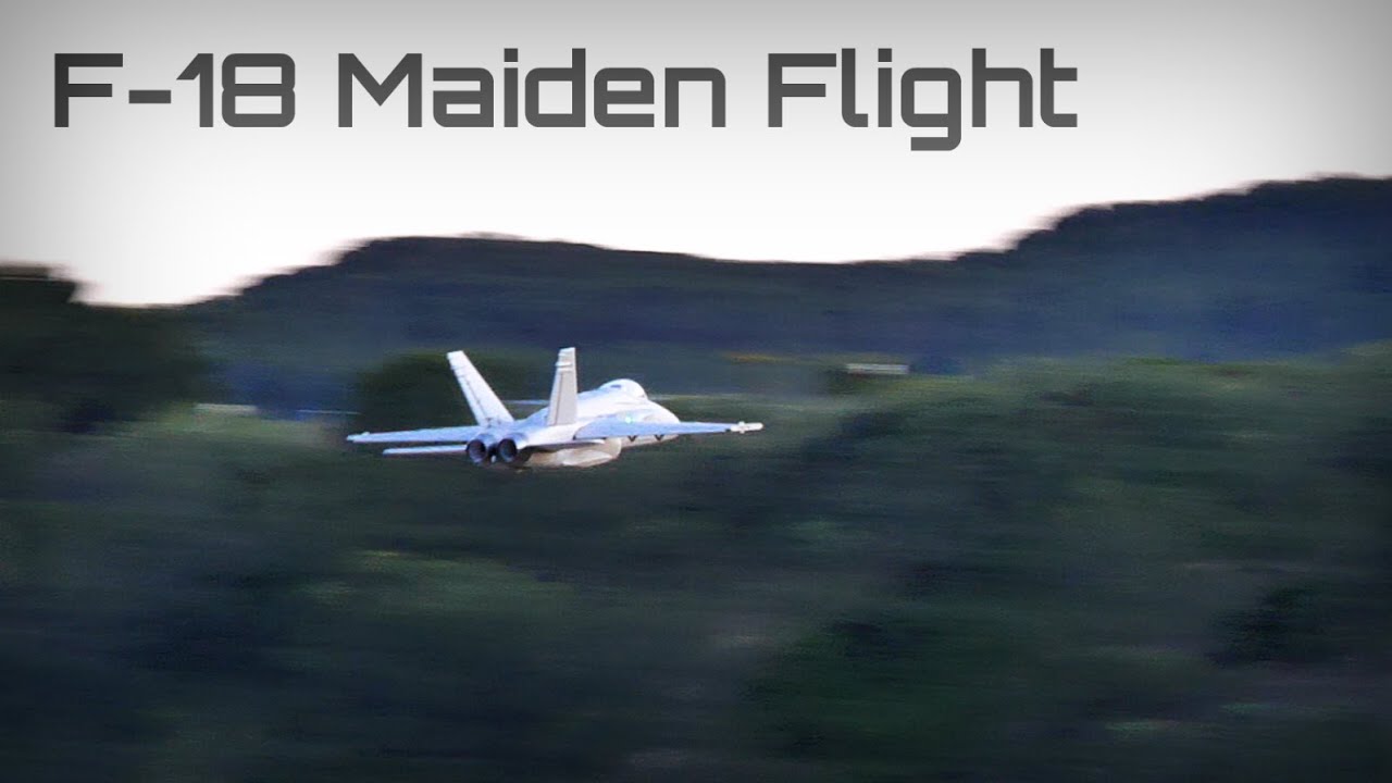 Freewing F-18 Maiden Flight!! - HD 60fps