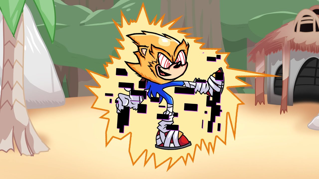 FNF Pibby Sonic Vs Fleetway Sings Green Hills (Super Sonic Cover) Sonic Corrupted Generations Mod