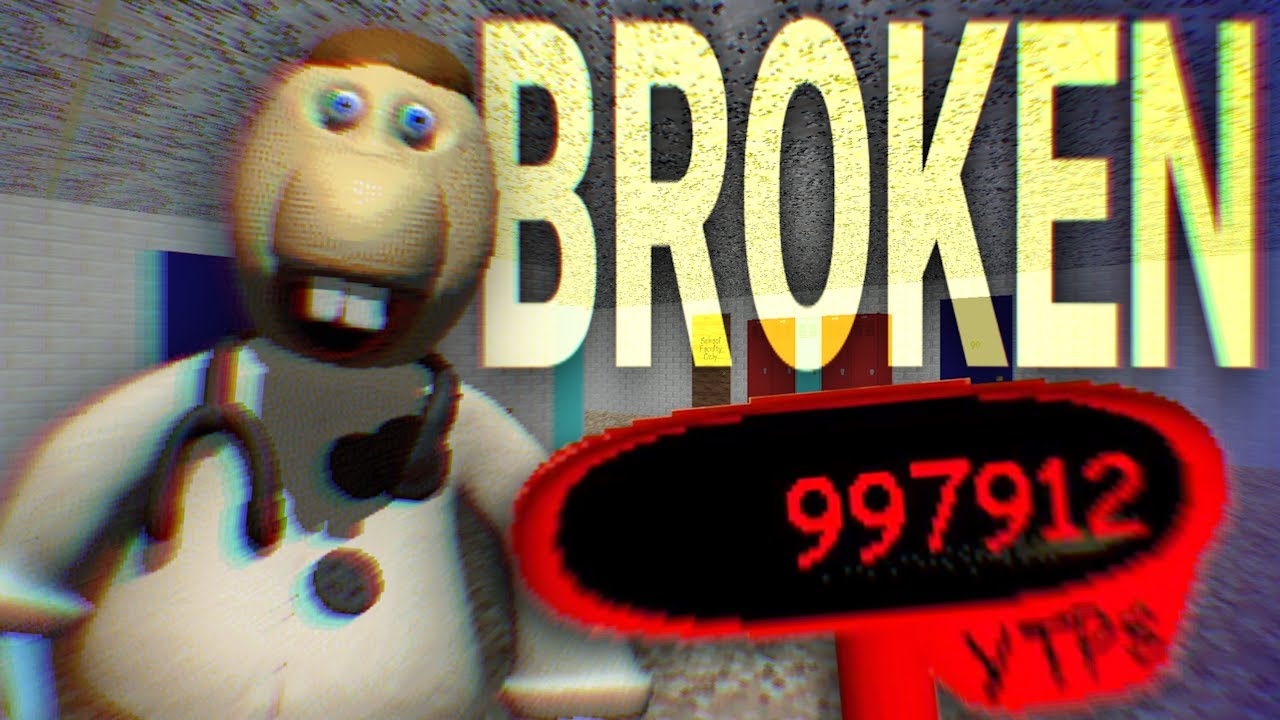 I BROKE Baldi's Basics Plus v0.11 (Infinite YTP's)