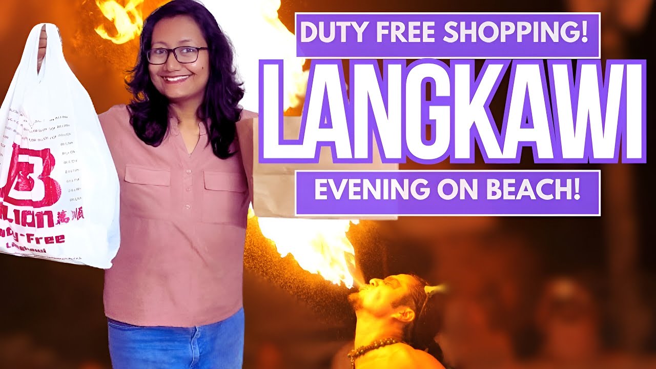 Vibrant LANGKAWI Trip! Duty Free Shopping, Food, Night on Pantai Cenang! Latest Malaysia travel vlog