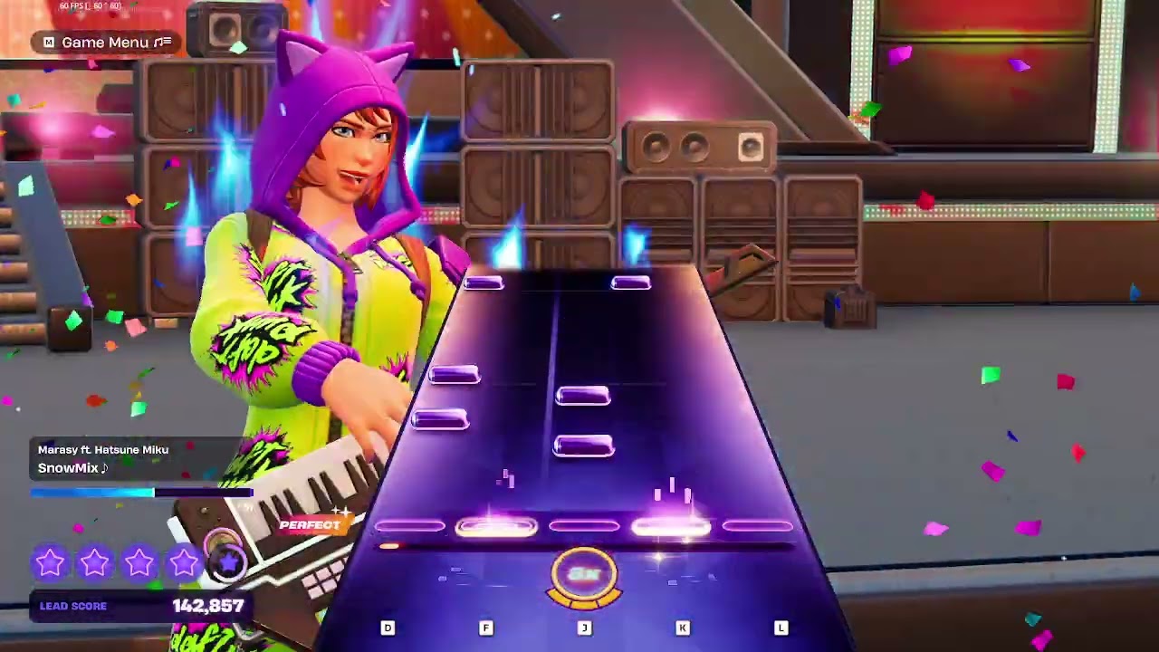 Fortnite Festival - Marasy ft. Hatsune Miku - SnowMix♪ - Expert Lead (99%)