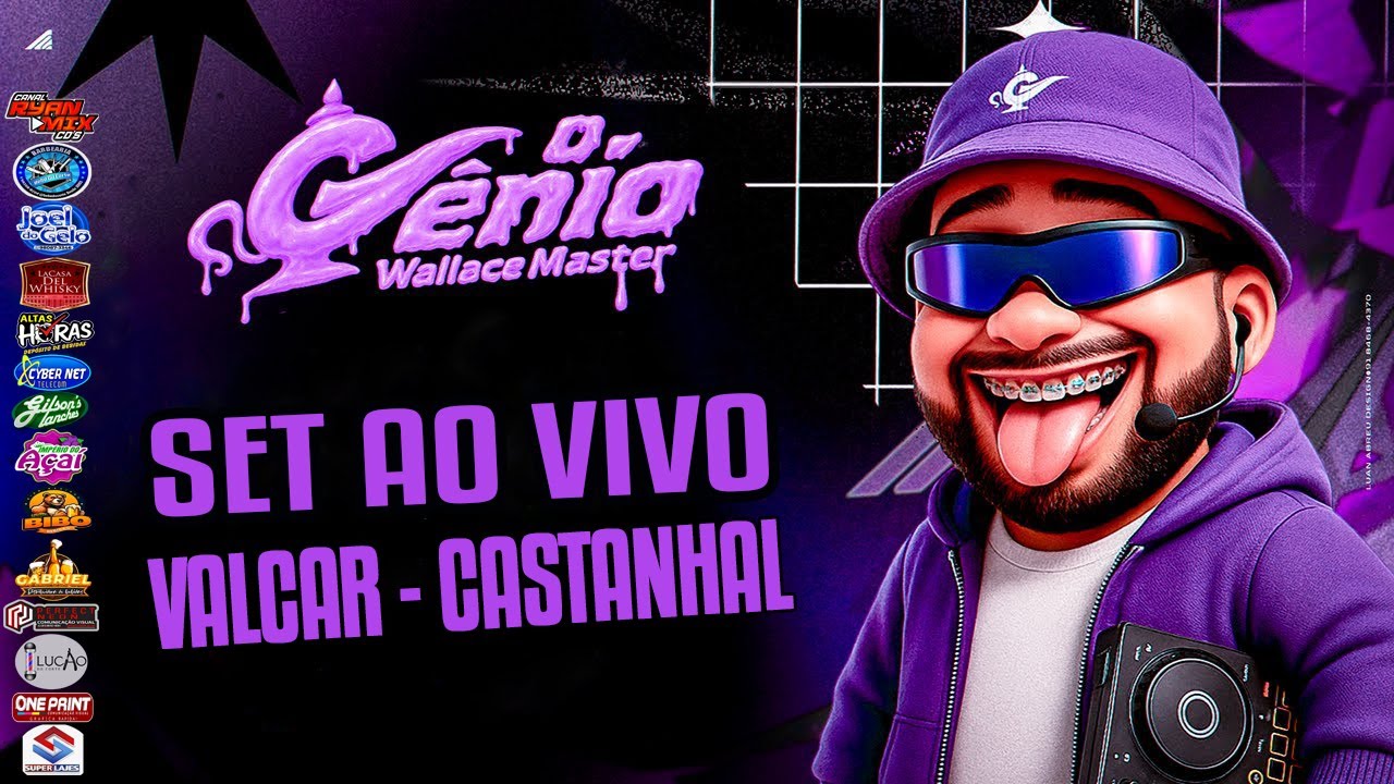 SET AO VIVO DJ WALLACE MASTER O GÊNIO NO BDAY DO VALCAR CASTANHAL 27-08-2025