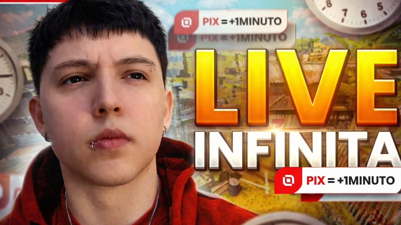 🔴 LIVE INFINITA! (1 REAL = 1 MIN)! !PIX