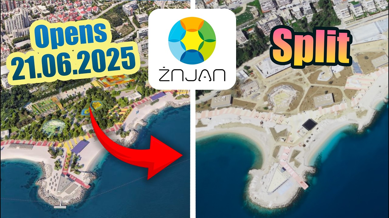 Žnjan Beach Split - Croatia's Biggest Beach Transformation Opens June 2025