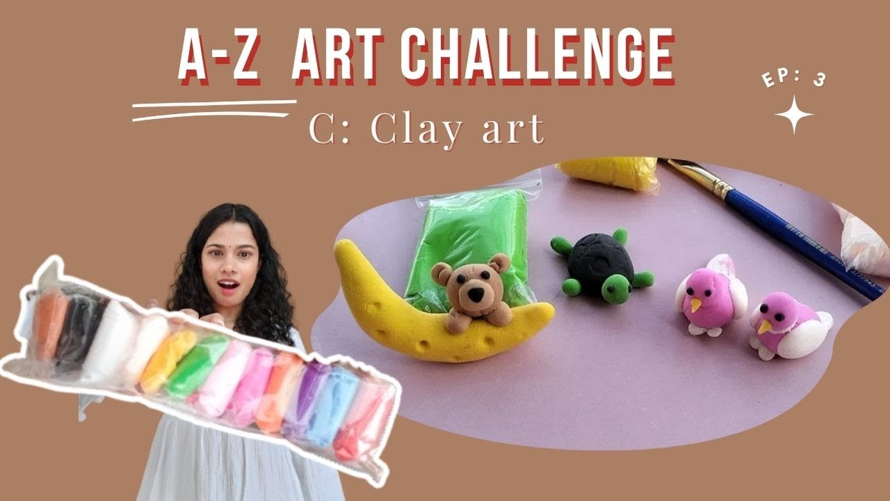 Make Cute Miniatures with Clay! | A–Z Art Challenge