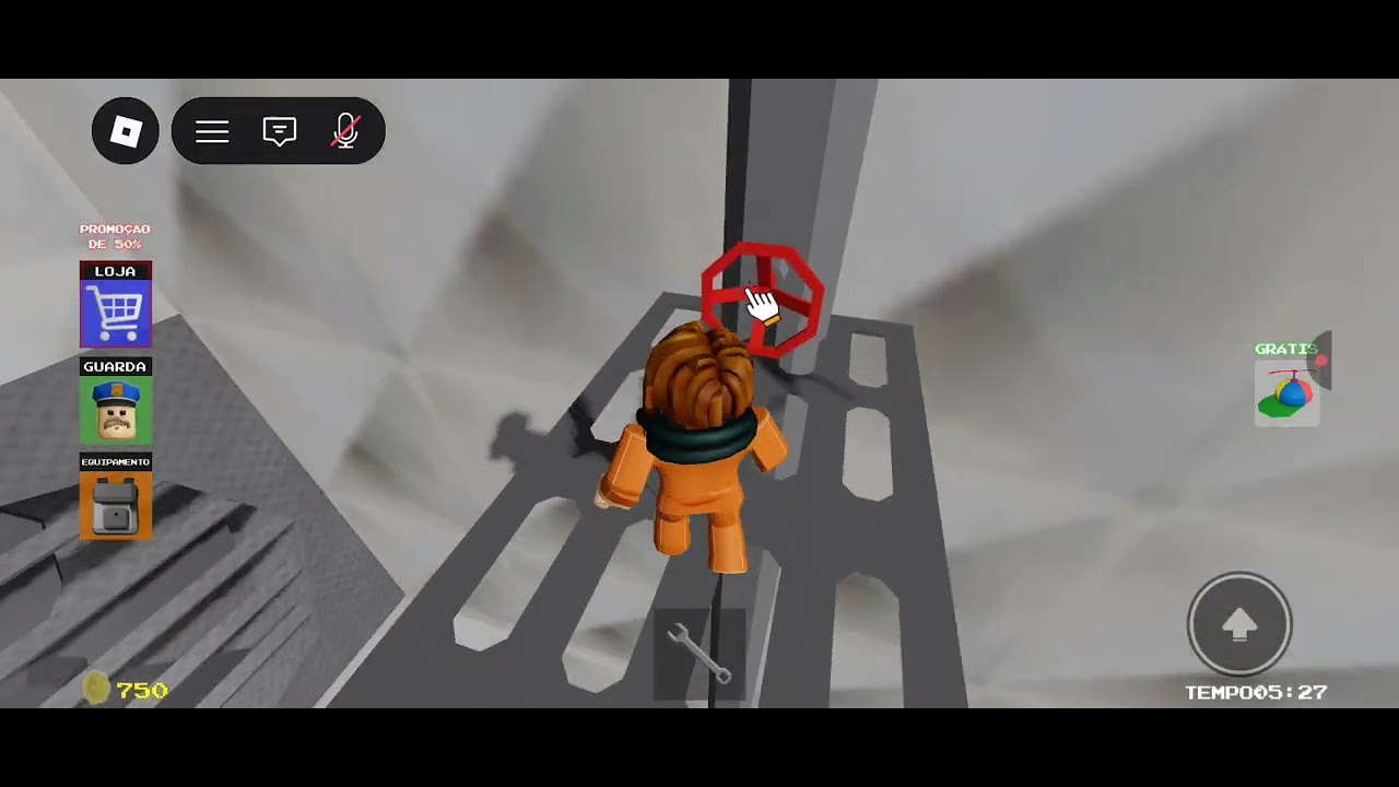 Roblox, escape da prisão do policial peidão 