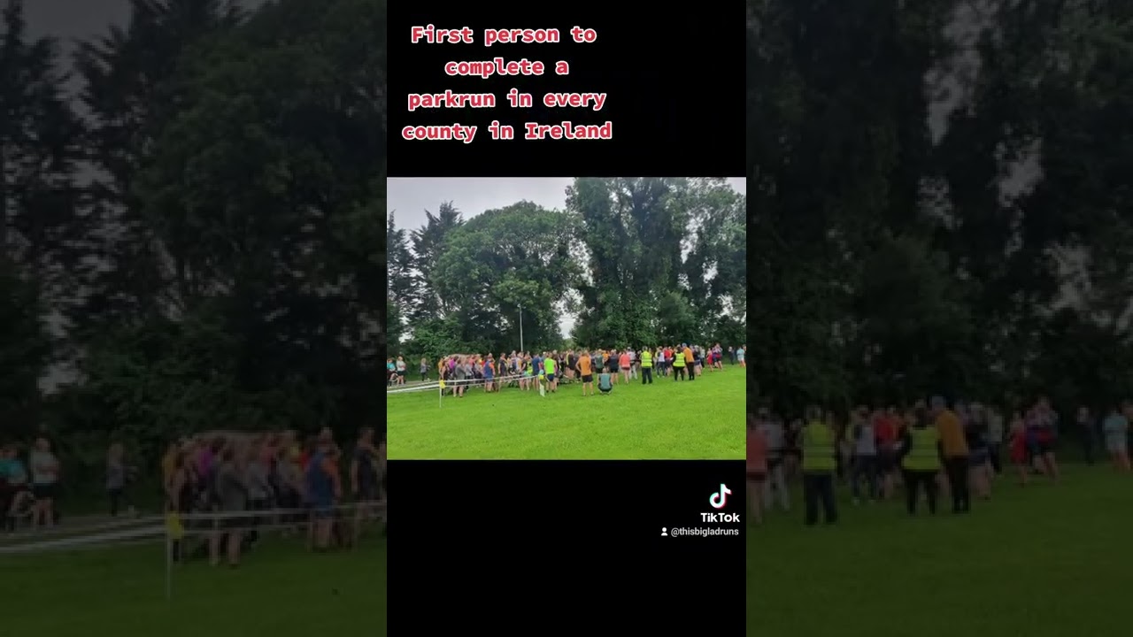 This Saturday,  I became the first person to run a parkrun in each county of Ireland 🇮🇪 #parkrun