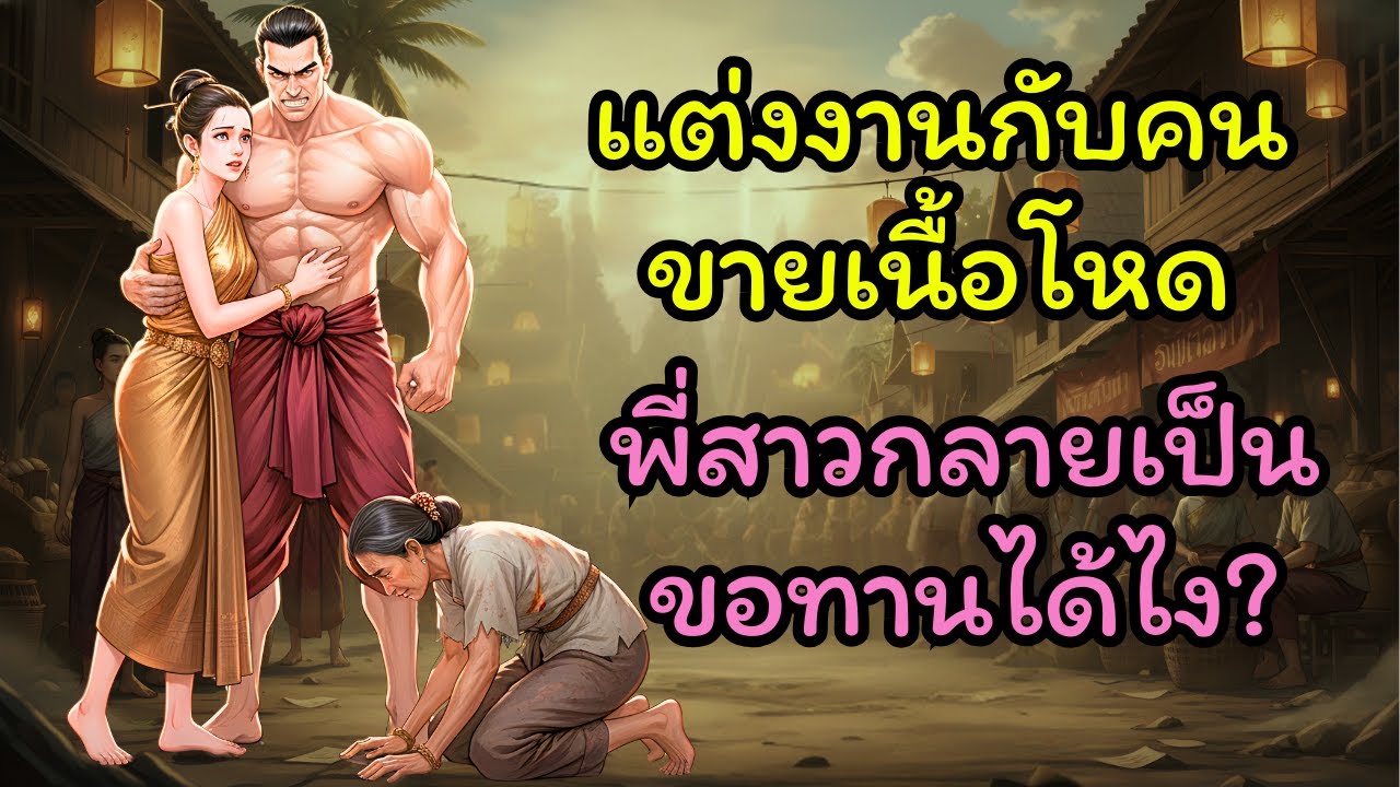 [นิทานสอนใจ] ยอมแต่งกับคนฆ่าสัตว์แทนพี่สาว สุดท้ายกรรมตามทันจนพี่ต้องขอทาน!