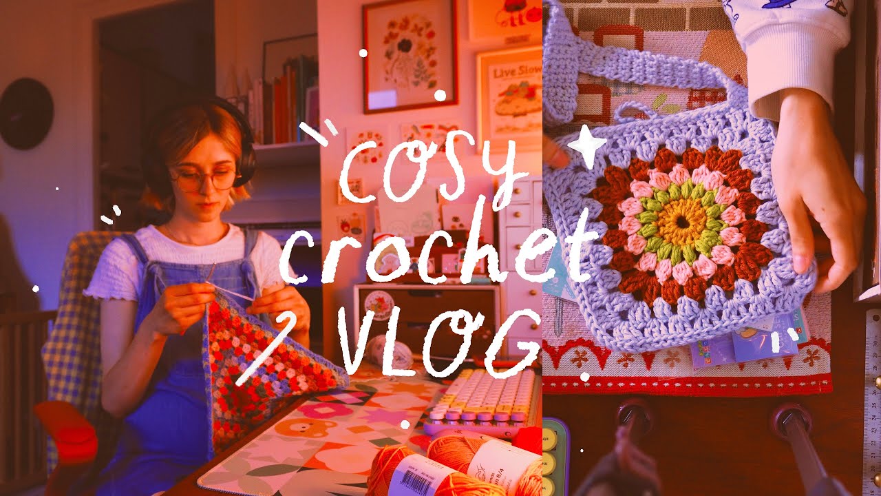 Une semaine cosy avec moi 🧶✨plein de projets crochet, fin de la grossesse, réaménagement & commandes
