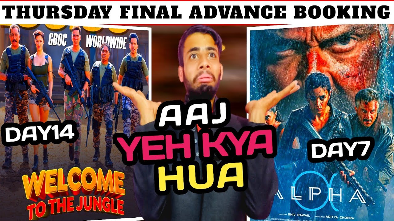 Welcome to the Jungle Day 14 Final Advance Booking Report | Welcome 3 Collection | Alpha Collection