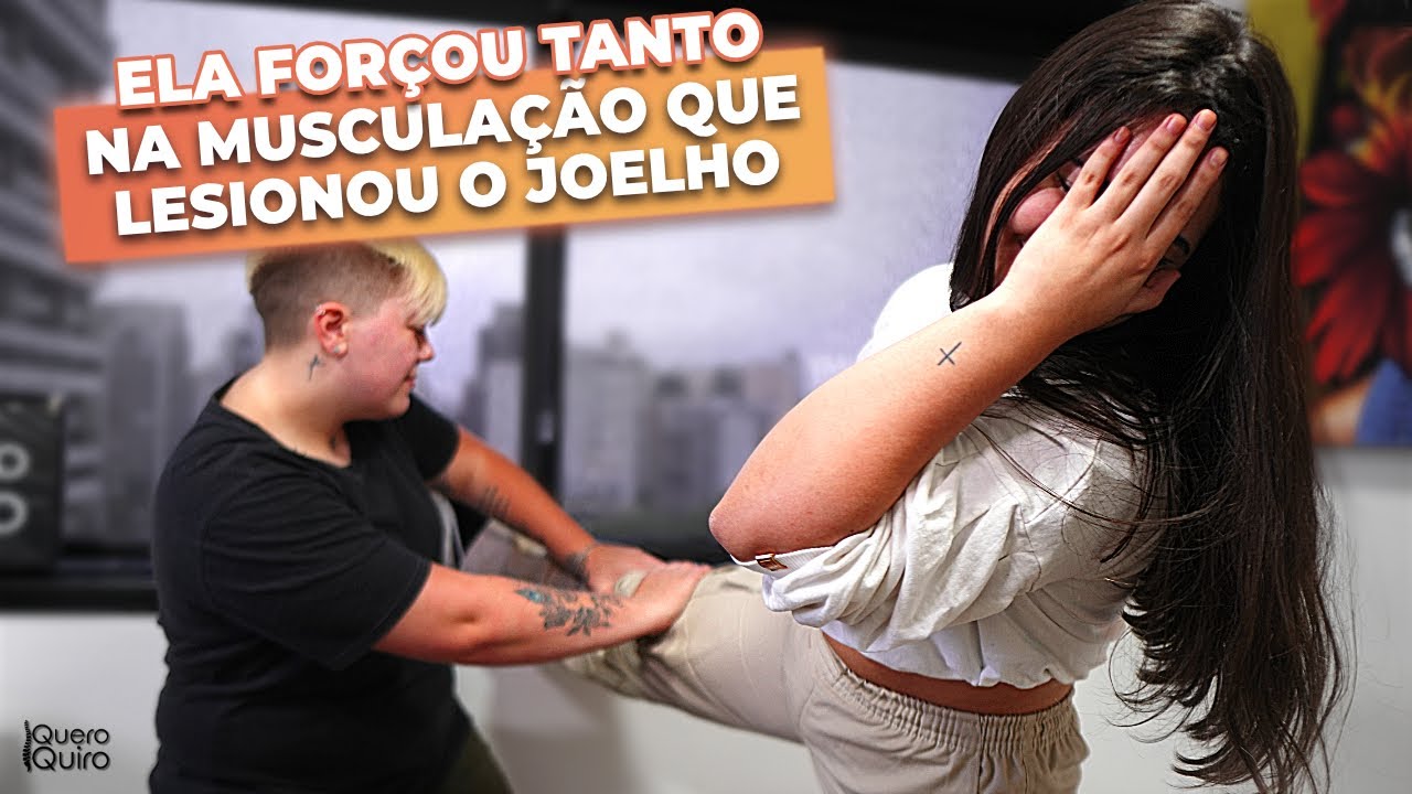 TRATANDO JOELHO LESIONADO COM QUIROPRAXIA