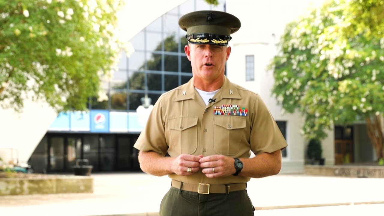 Preparing for Matriculation with Col. Gordon and Sgt. Maj. Yagle
