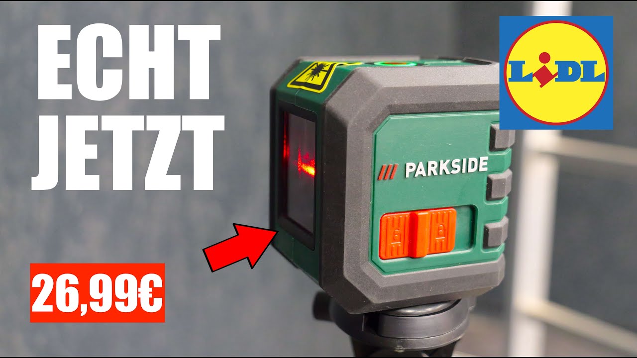 KREUZLINIENLASER von PARKSIDE für 26,99€ - Lohnt es sich? | MrHandwerk