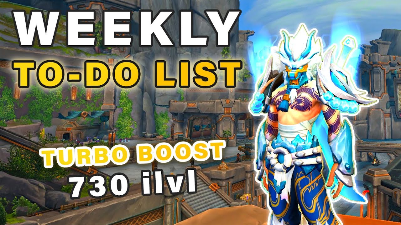 Weekly Gearing Guide and More Stuff to do (8th October) ► WOW: The War Within