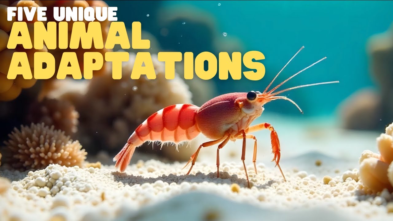 Five Unique Animal Adaptations | Learn about some cool animal survival techniques