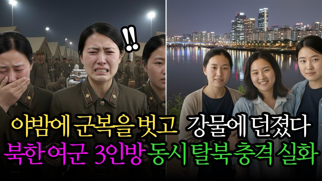 “군복을 벗고 강물에 던졌다… 북한 여군들의  탈북 실화”| 북한사연 | 감동사연 | 탈북이야기