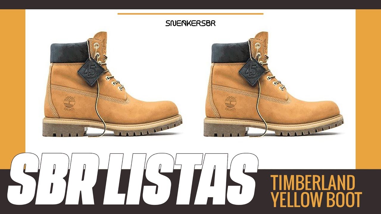 SBR LISTAS: 45 Curiosidades da Timberland Yellow Boot