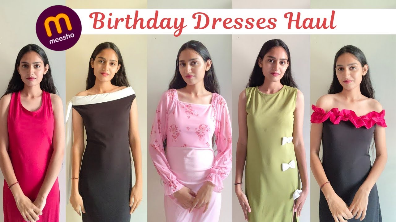MEESHO Birthday Dress Haul😍l Under ₹500 l #meesho