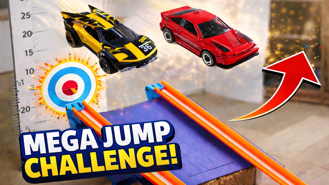 Who Jumps Higher? Ultimate Mega Jump Car Challenge