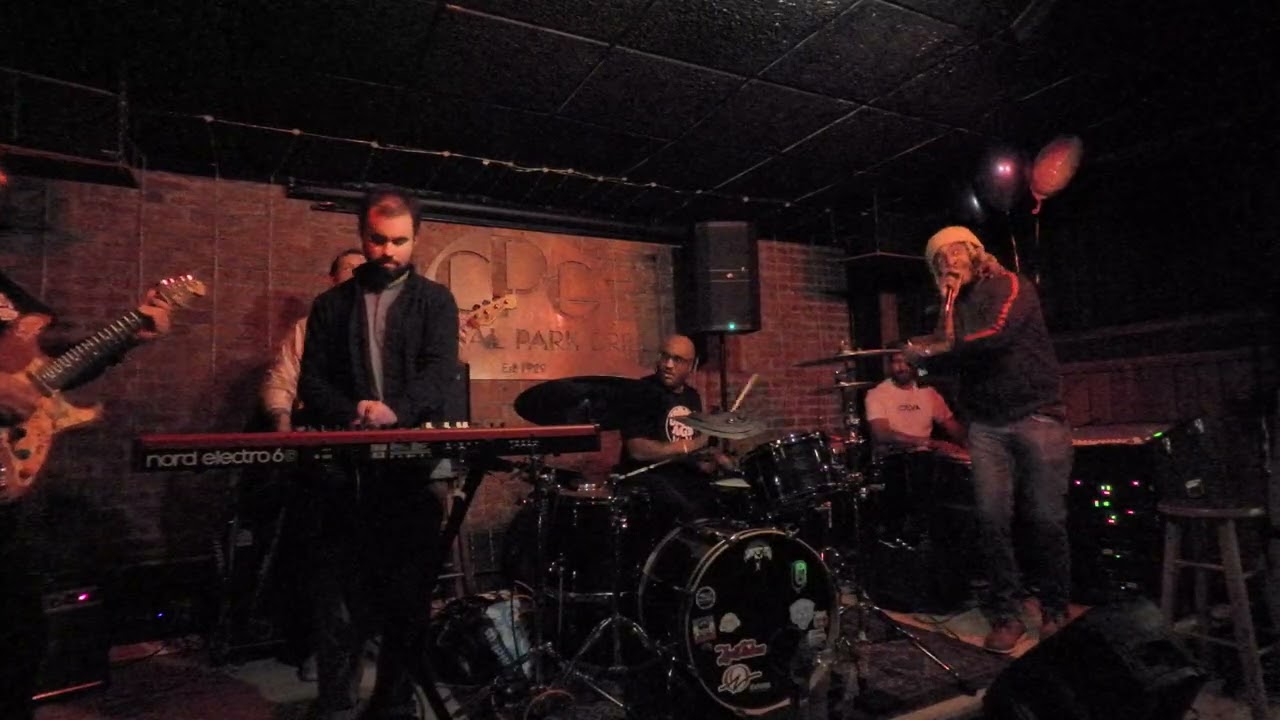 The Damone Jackson Outcome Band at CPG's 1-20-2026 Zone Performs Free Style Rapping with the Band