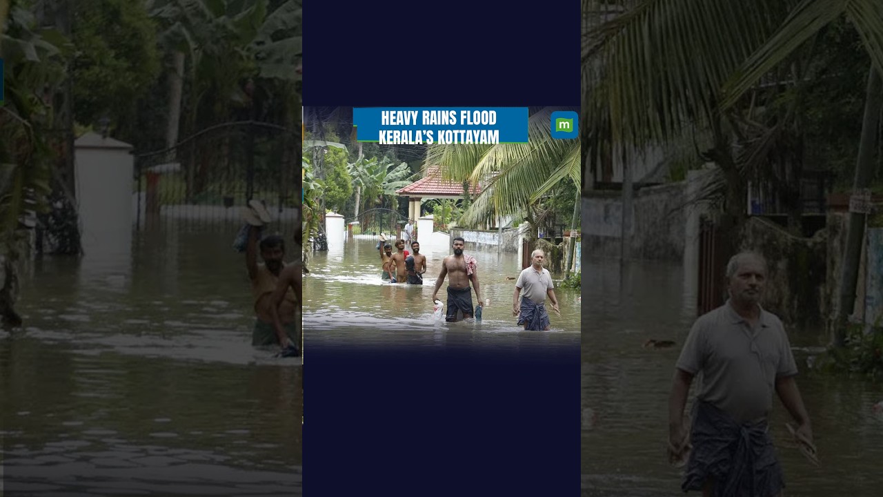 Kerala Rains: Kottayam Waterlogged, Red Alert Issued As Moozhiyar Dam Faces Overflow Risk