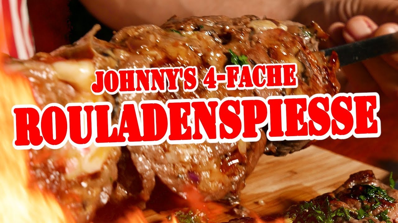 Rouladenspieße mit 4 Füllungen - BBQ Grill Rezept Video - Die Grillshow 315
