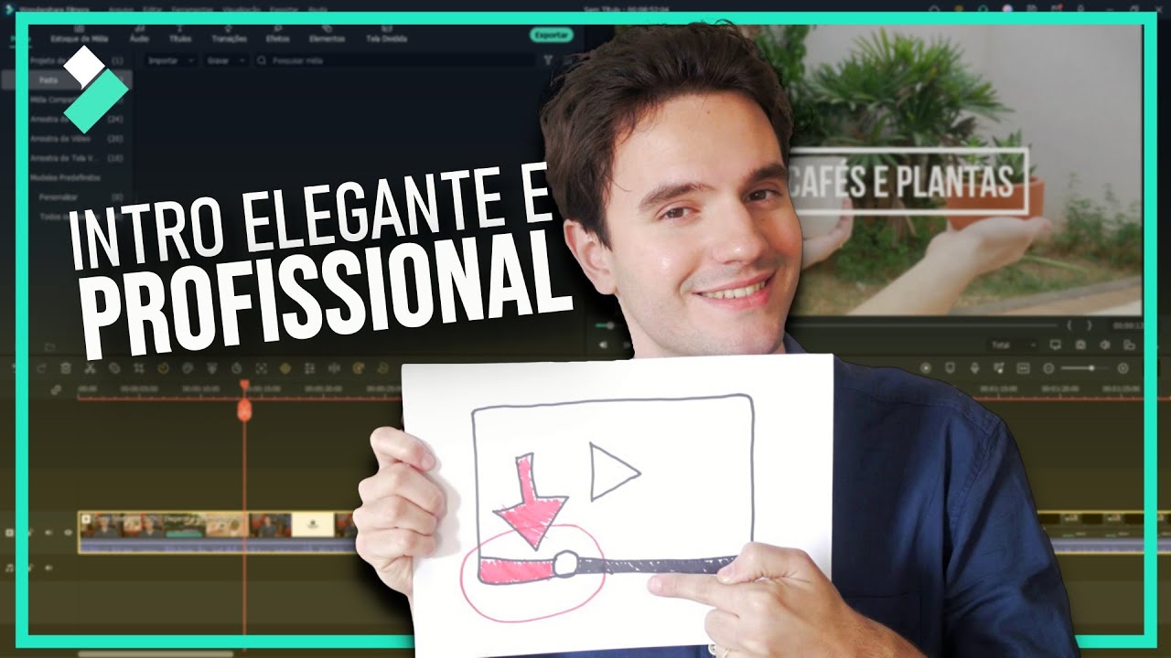 Como fazer uma Intro/Vinheta Elegante e Cinematográfica | Wondershare Filmora