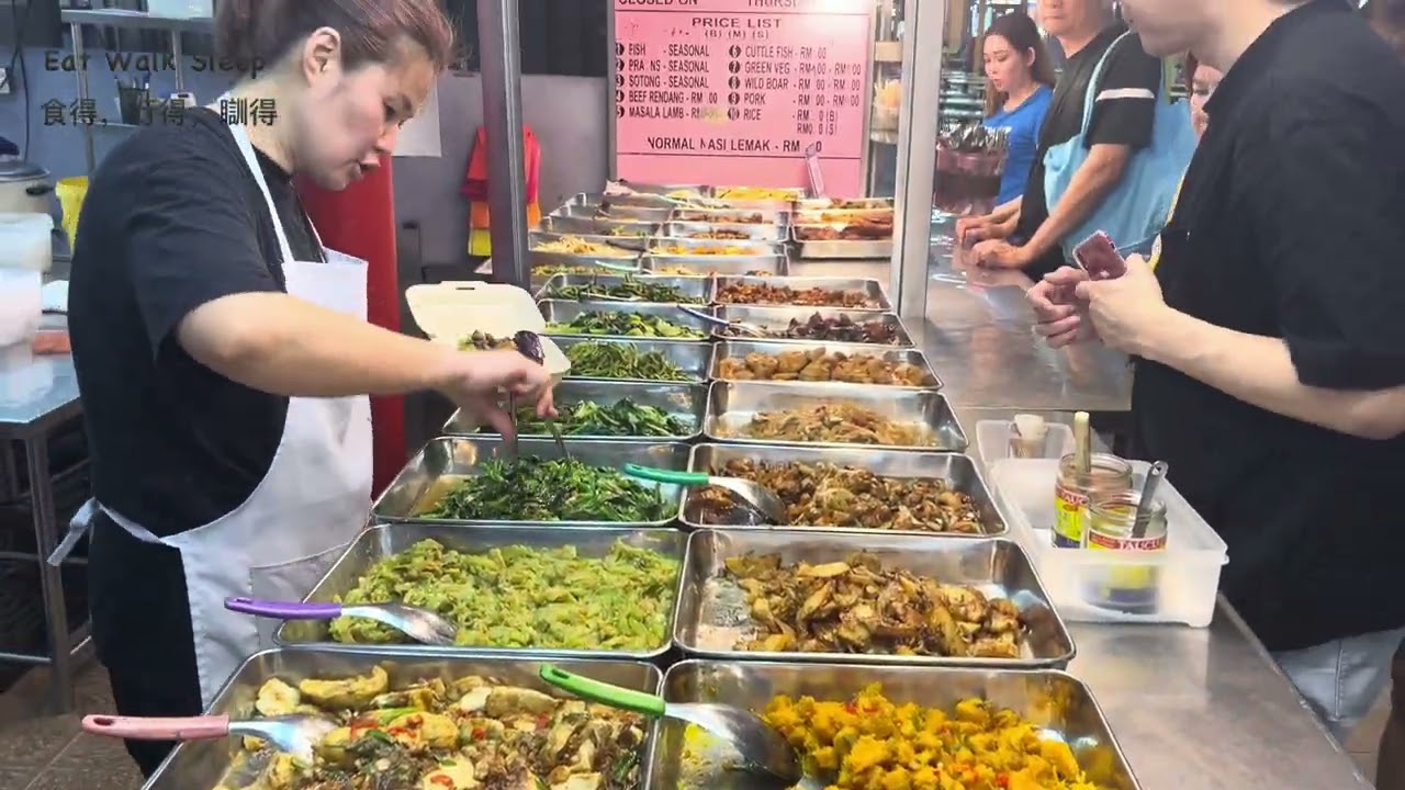 Aba’s Popular Nasi Lemak & Nyonya Dish /SS2 Wai Sek Kai / Food Court @eatwalksleep