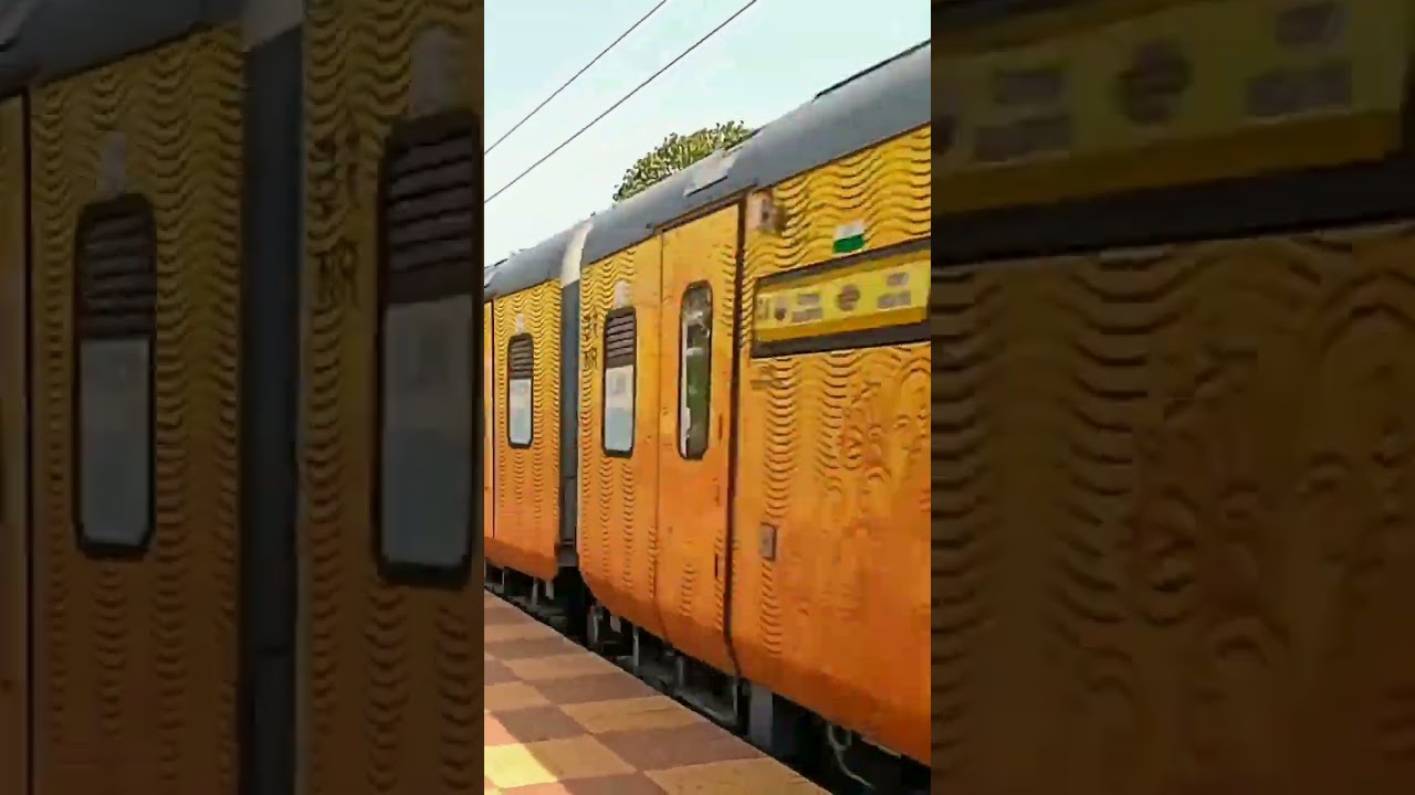 New Bilaspur Nagpur Tejas Express In Chattisgarh #bilaspurnagpurtejasexpress#nagpurbilaspurtejas
