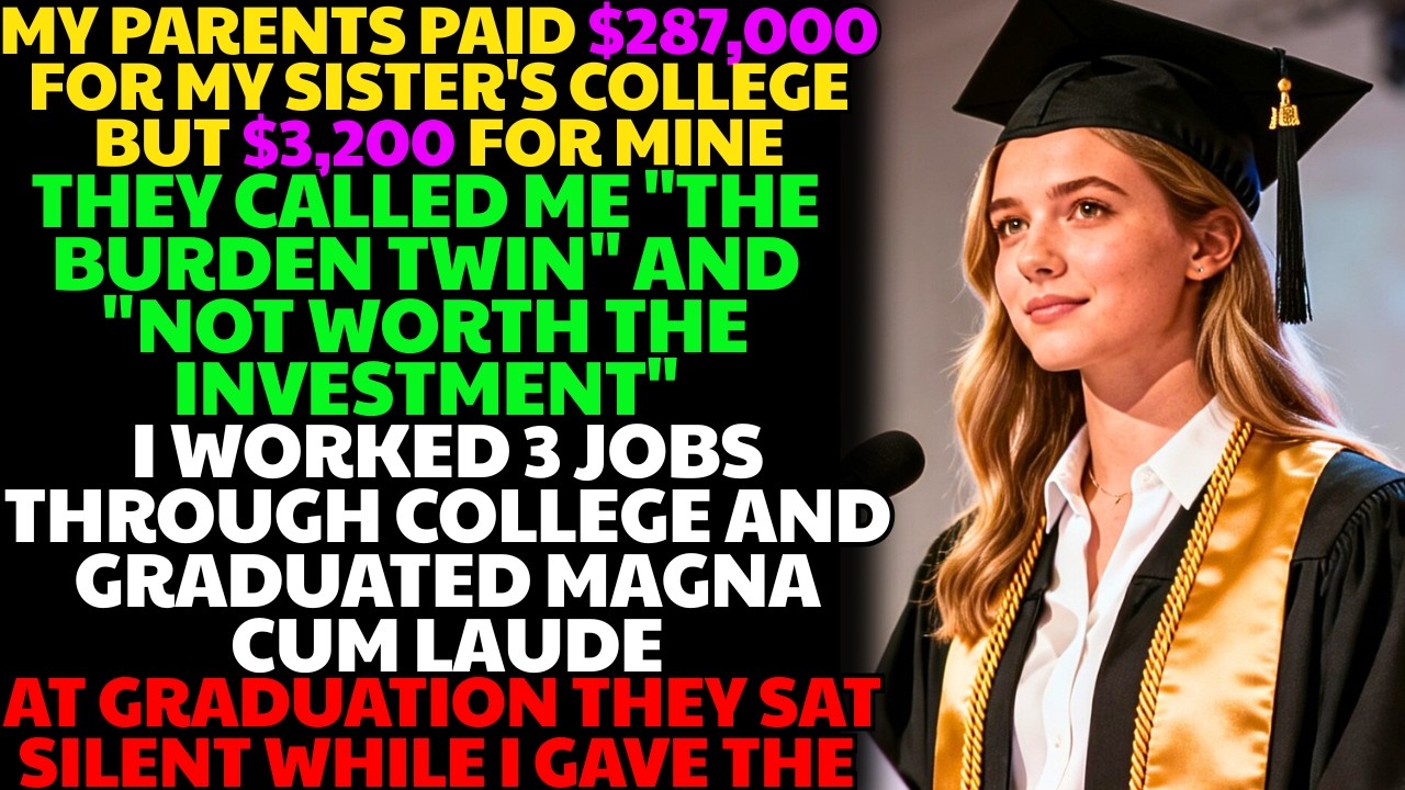 My Parents Paid For My Sister’s College But Not Mine—Untill The Dean Called My Name As Valedictorian