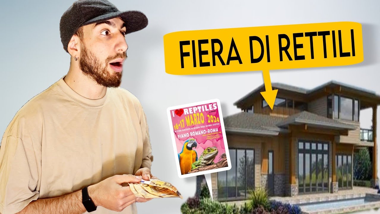 SPENDO SOLDI IN FIERA _I love reptiles (fiano romano 16/17 Marzo 2024)