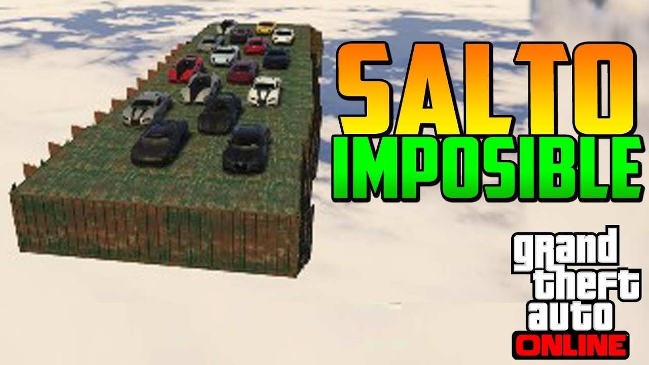 EL SALTO MAS IMPOSIBLE!! 15 MINS INTENTÁNDOLO!! - Gameplay GTA 5 Online Funny Moments