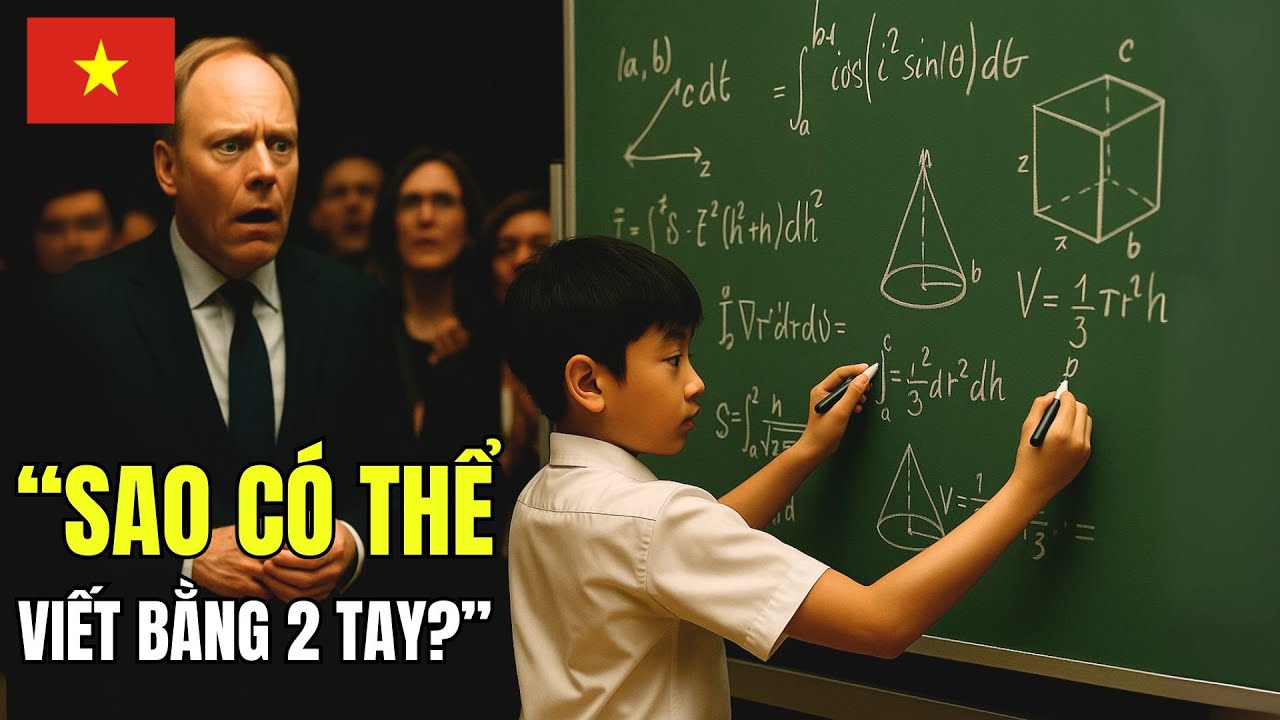 Thần Đồng Việt Nam 6 Tuổi - Chỉ Với 3 Phút Khiến Giáo Sư Hàng Đầu Nước Anh Phải Cúi Đầu!