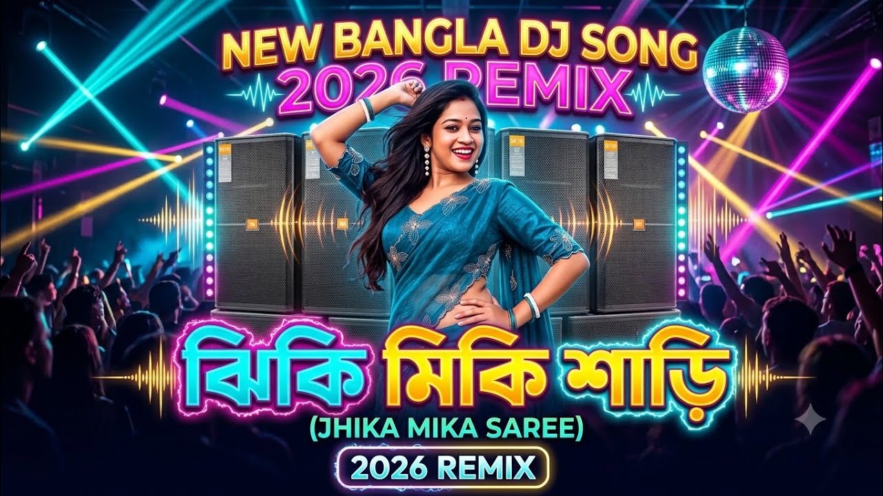 ঝিকি মিকি শাড়ি - Jhiki Miki Shari Dibo | New Bangla DJ Song 2026 | Viral Dance Remix