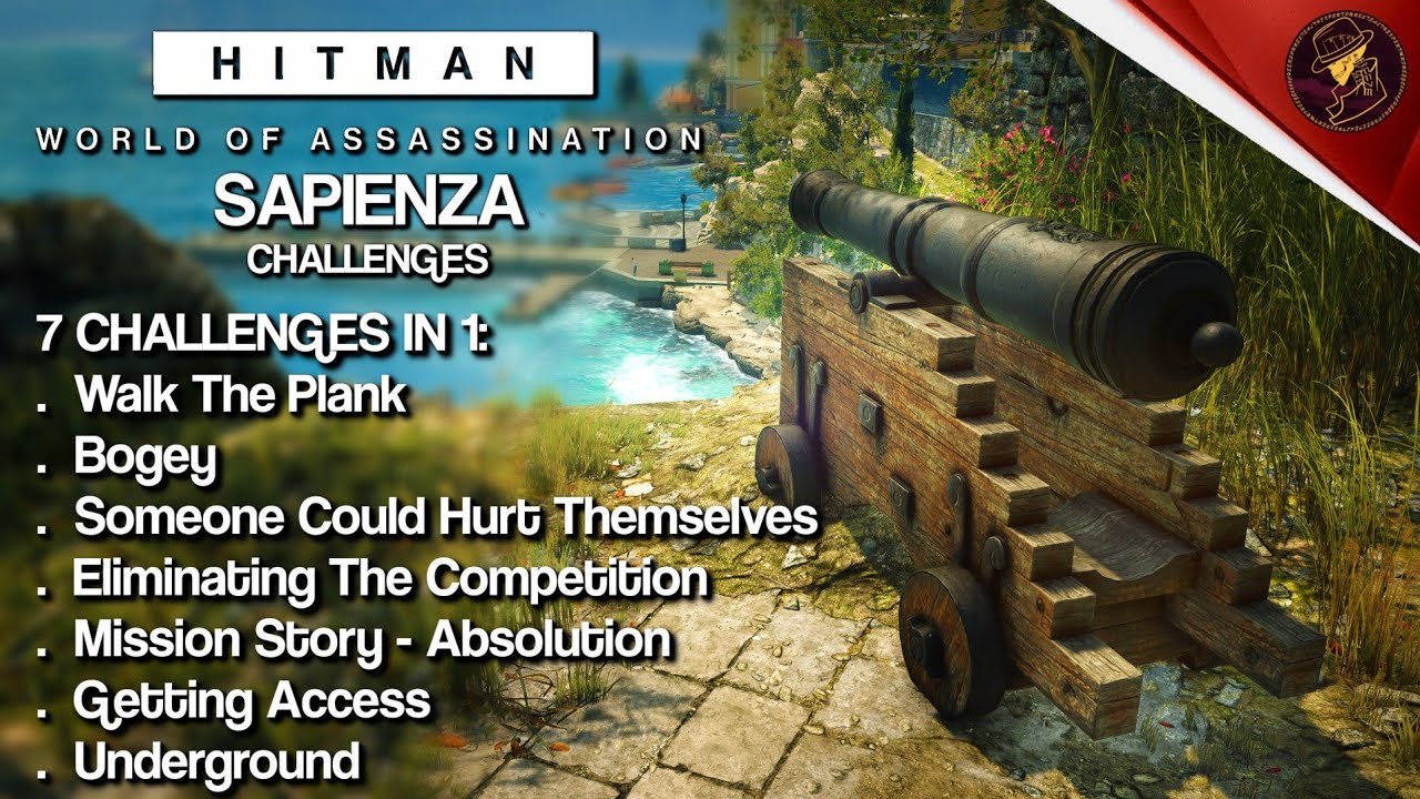 HITMAN WoA | Sapienza | Прогулка по доске, Боги и кто-то может пораниться | Испытания | Руководство