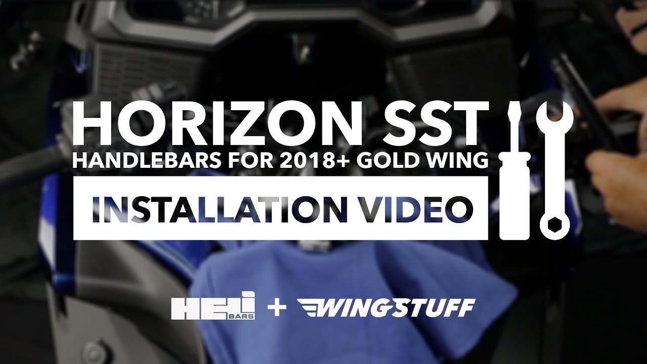 Horizon SST Helibars for 2018+ Gold Wing Installation Video | WingStuff.com