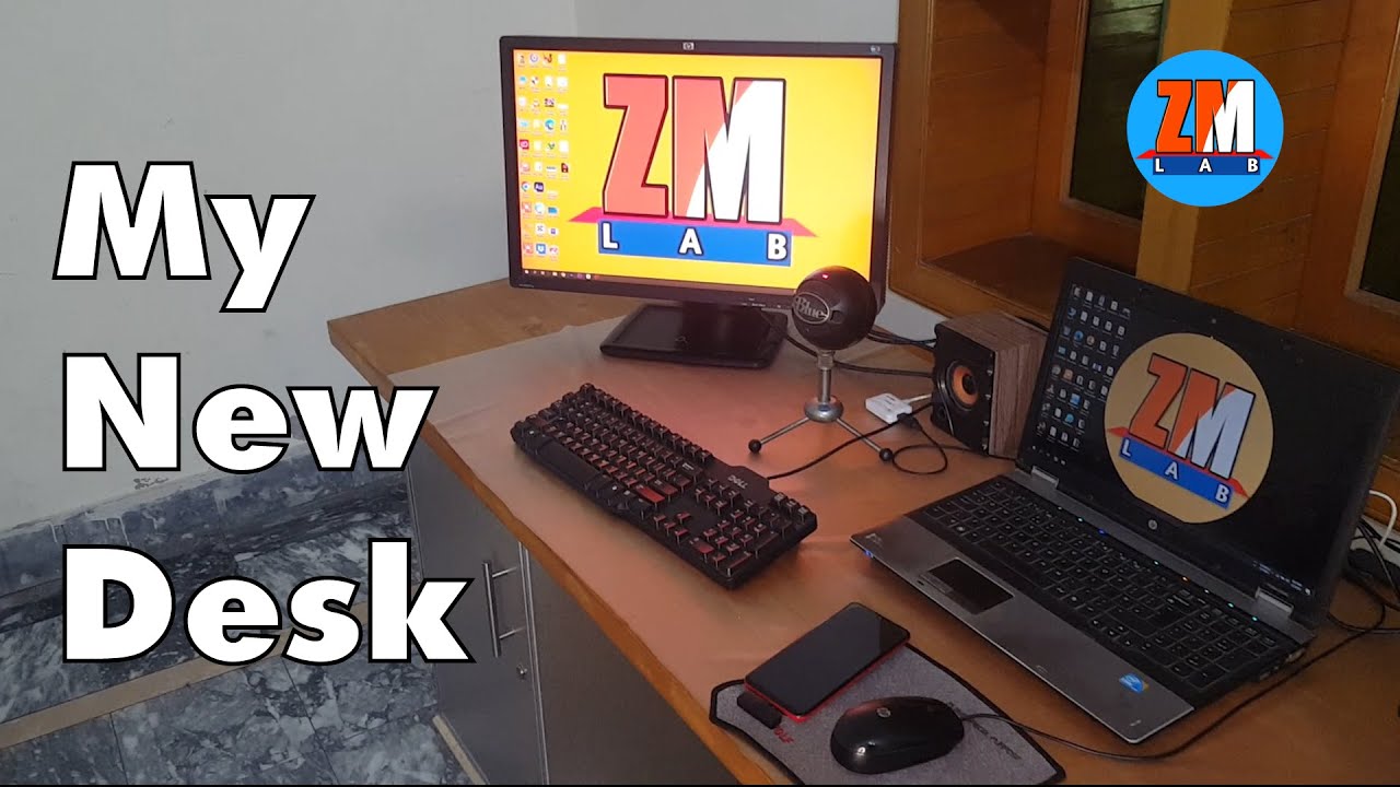 Zain Mobile Lab new desk tour.my setup tour.