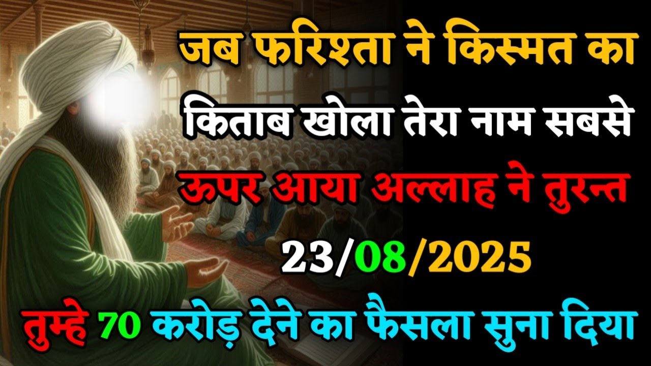 ✅23 August 2025 लाख काम छोड़कर पहले इसे देखो वरना जीती बाजी हार जाओगे । इंशाल्लाह #islamicwisdom​