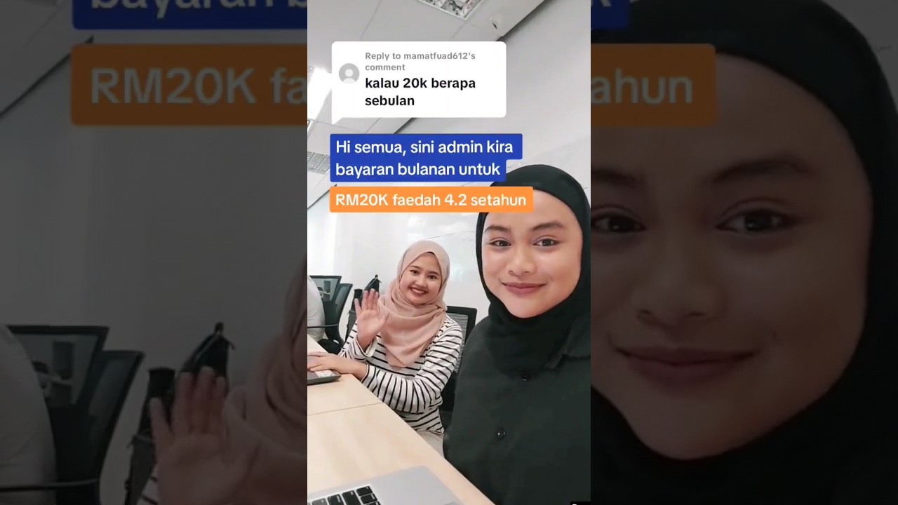 Pinjam RM20K, Berapa Kena Bayar Bulanan? #pinjamancepat #pinjamanonline #kewangan #shorts