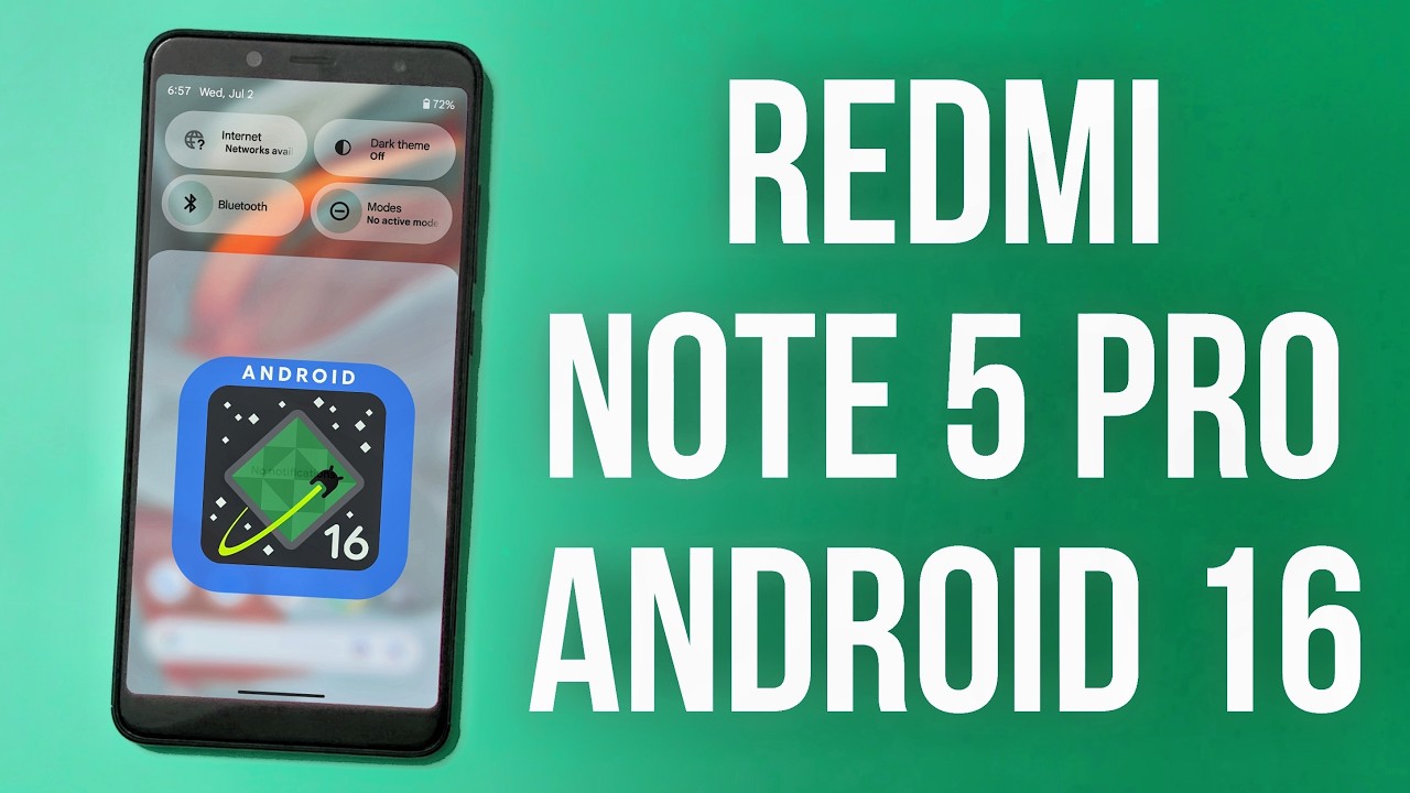 Android 16 on Redmi Note 5 Pro 🔥– Evolution X 11 ROM Quick Review