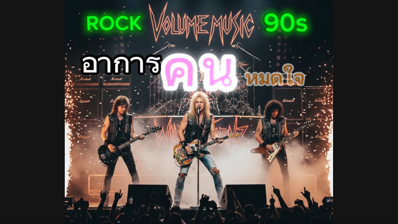 เพลง-อาการคนหมดใจ VOLUME MUSIC เพลงROCK ใหม่มาแรงยุค90s (OFFICIAL MUSIC)