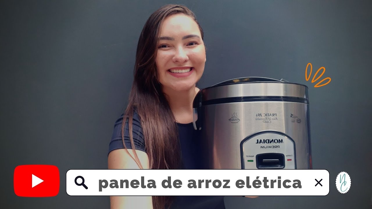PANELA DE ARROZ MONDIAL I 10 xícaras + receitas