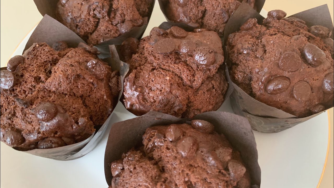 TE ENSEÑO COMO PREPARAR MUFFINS DE CHOCOLATE EN AIR FRYER