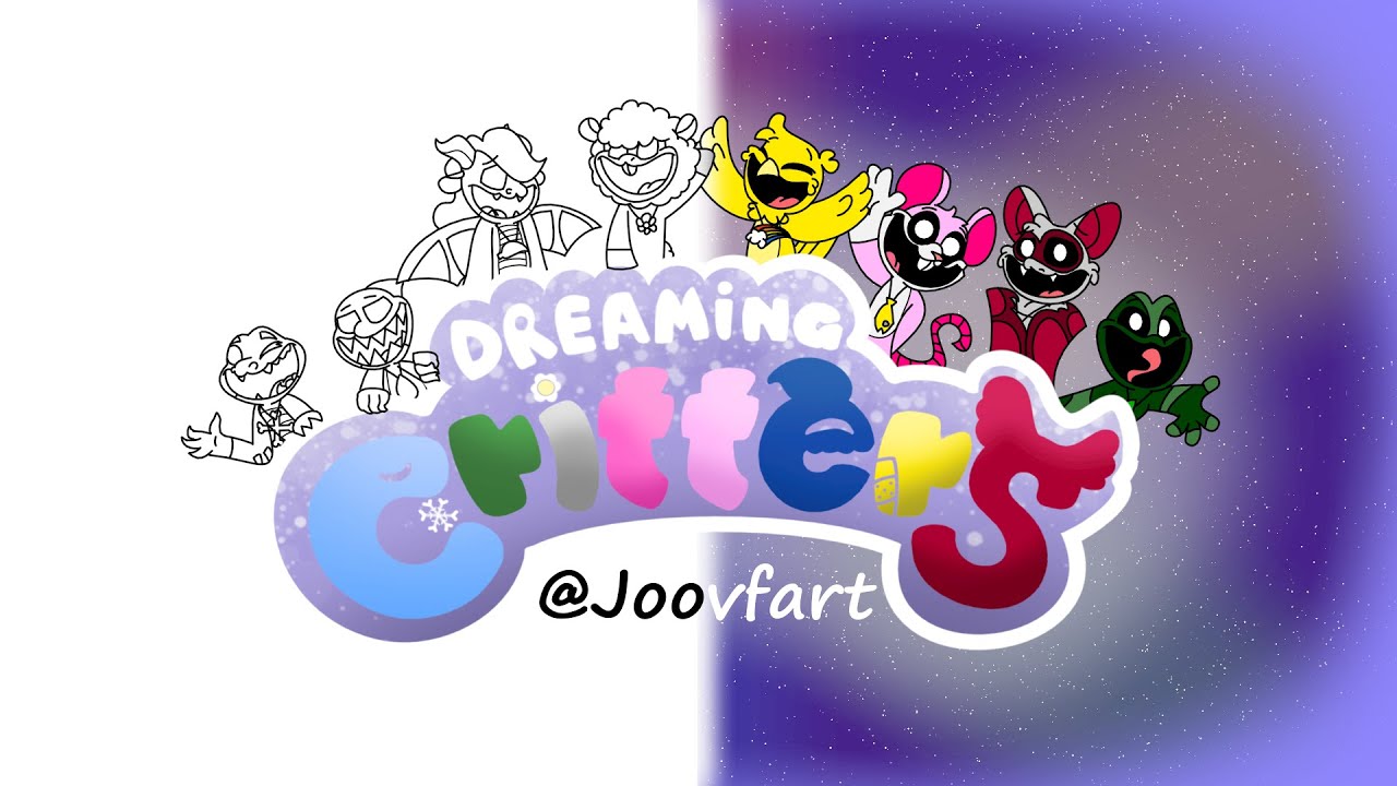 CREATING THE DREAMING CRITTERS LOGO (Poppy Playtime 4)