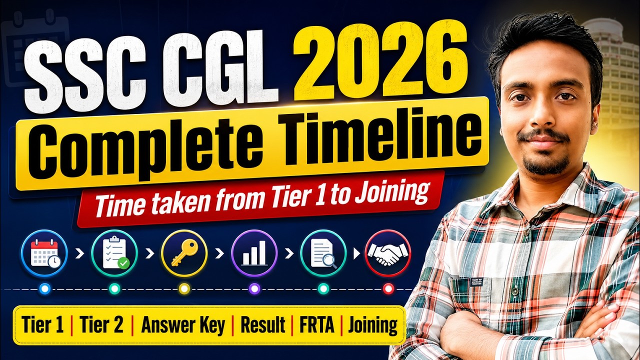 SSC CGL 2026 Timeline 🔥 Tier 1 Exam Date | Tier 2 Date | Answer Key, Result, Final Result & Joining