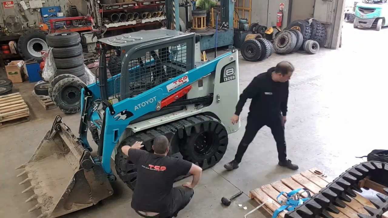 Camso OTT fit up on Toyota 5SDK8 by BEARCAT May 2023