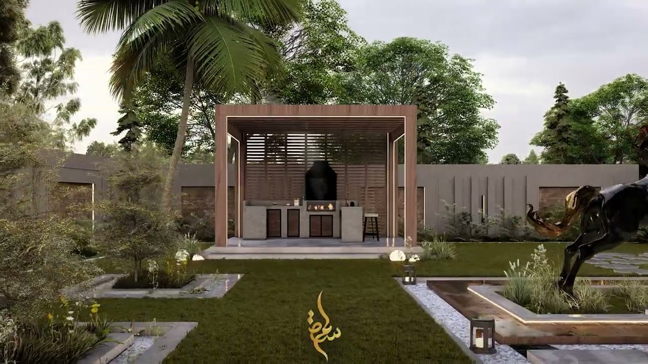 تصميم مزرعة بمساحة دونم