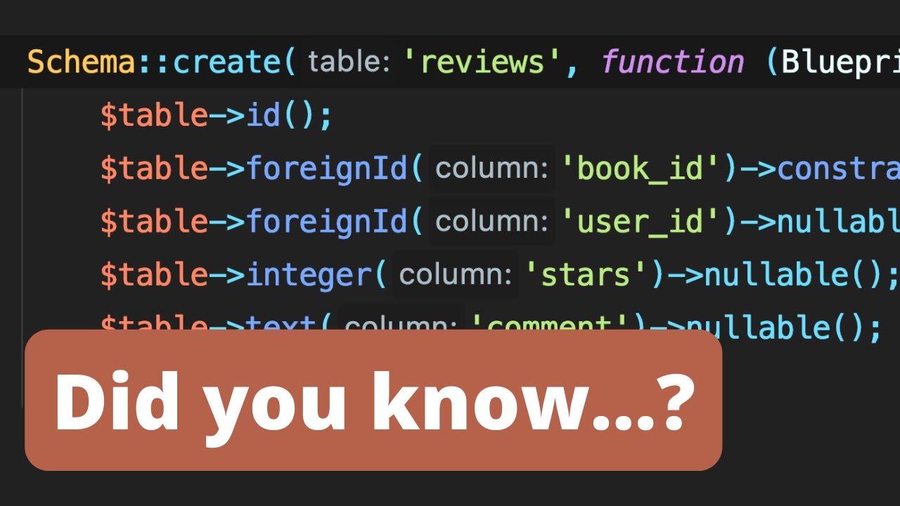 Миграции в Laravel: 12 полезных советов за 12 минут
