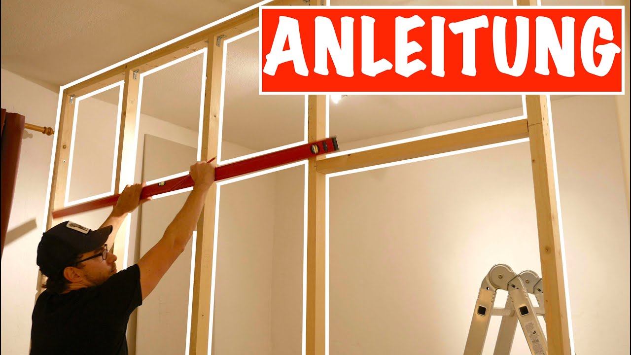 Holzst&auml;nderaufbau selber bauen: Und mit Rigips verkleiden // MrHandwerk